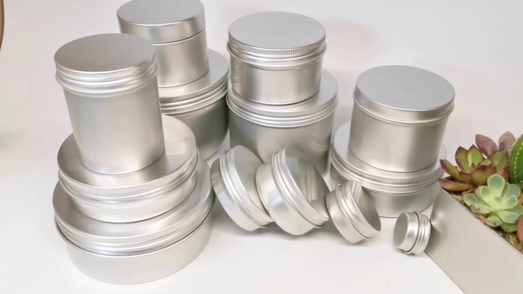 Wholesale Custom Balm Oils Cosmetic Jar Packaging Metal Aluminium Tin/ Can/ Concentrate Jar