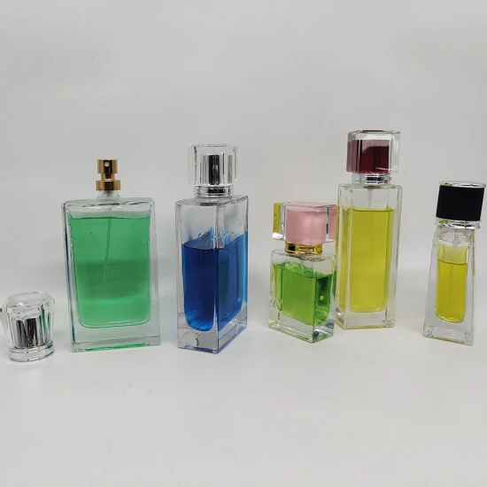 Luxury Refillable Crystal 15ml 30ml 50ml Glass Container Perfume Bottle Cosmetic Bottles