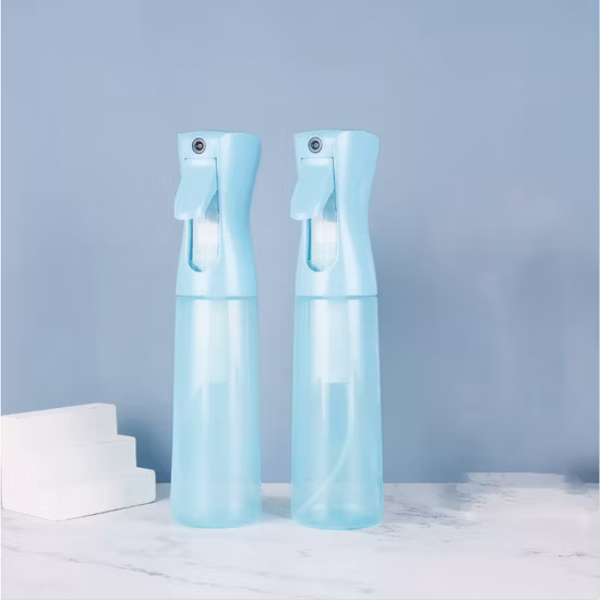 Cosmetic Fine Mist Sprayer Bottle 200ml 300ml Hair Alchohol Plastic Continuous Spray Bottle