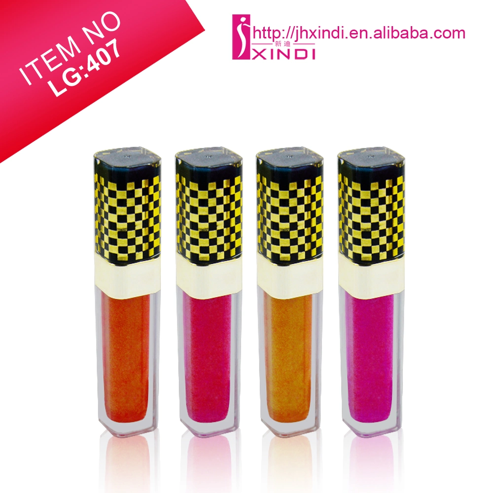 Quality Waterproof Lipgloss with Heat Transfer Printing Cap