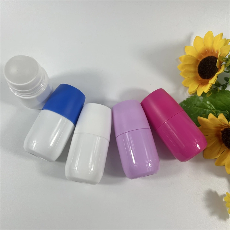 Sunscreen Applicator Plastic Roll on Deodorant Bottle Body Care Roll on Bottle 50ml Antiperspirant Bottle