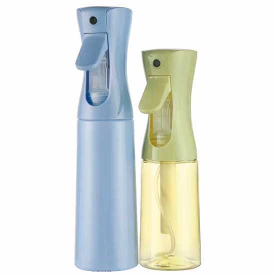 Cosmetic Fine Mist Sprayer Bottle 200ml 300ml Hair Alchohol Plastic Continuous Spray Bottle