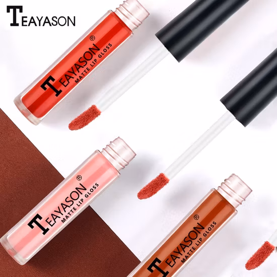 Tys Matte Lipgloss (5Mini Lipsticks/Set) Non-Stick Cup Hydrating