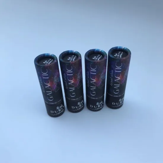 Recyclable Paper Tube Packaging for Natural Deodorant Kraft Cardboard Push-up Tube Packaging for Lip Balm&Body Balm Lipsticks