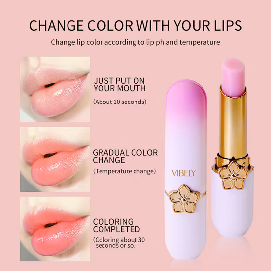 Moisturizing Lipstick Temperature Color Changing Lip Balm