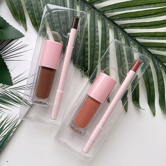 Private Label Glossy Lip Gloss Waterproof Long Lasting Non-Stick Cup Lipgloss Sets