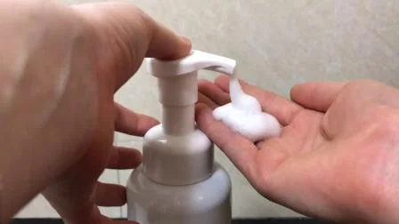 100ml PETG Square Facial Cleanser Bottle Foam Bottle with Foam Pump