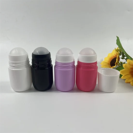 Sunscreen Applicator Plastic Roll on Deodorant Bottle Body Care Roll on Bottle 50ml Antiperspirant Bottle
